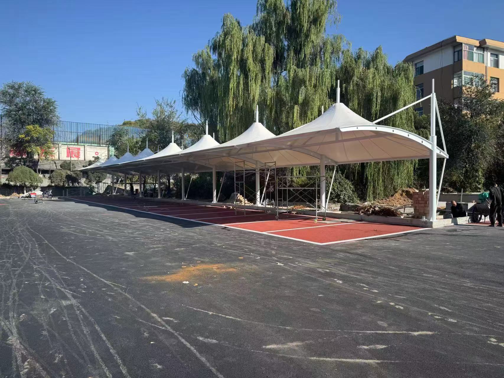 星达膜结构 - 膜结构车棚建筑摄影